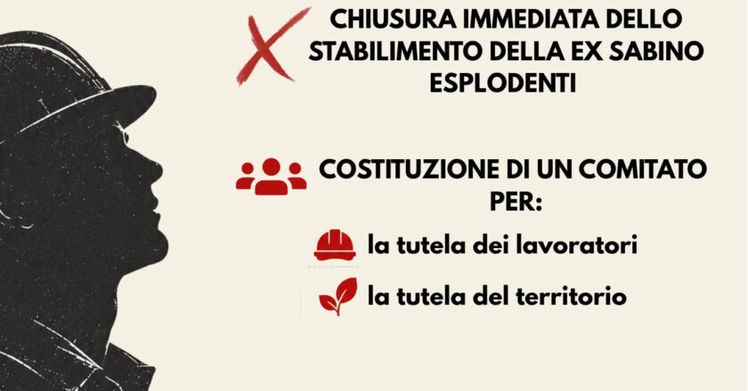 “Basta fabbriche di morte! Un comitato per riprendere in mano il nostro futuro”