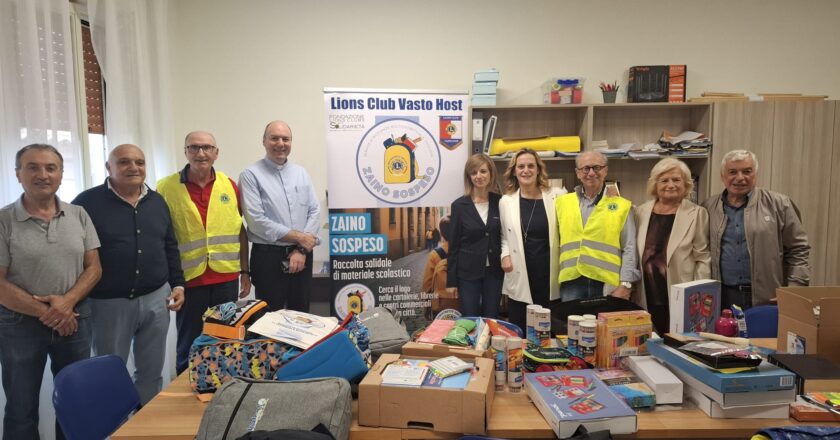 “Zaino Sospeso”: il Service del Club Vasto Host a sostegno della Caritas di Vasto