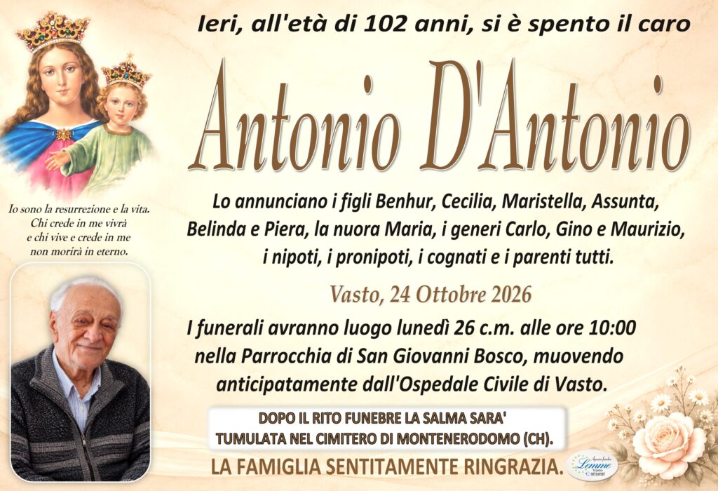 ANTONIO D’ANTONIO – Il Nuovo Online